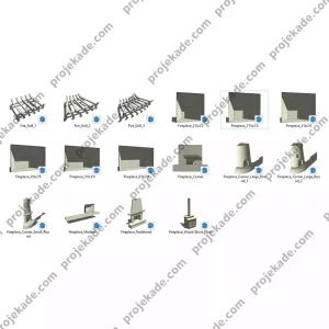 آبجکت اسکچاپ شومینه