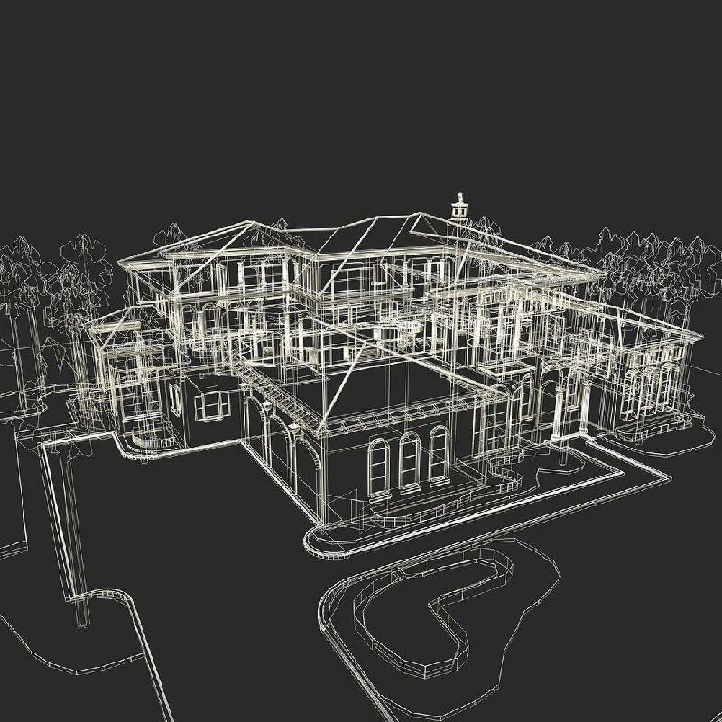 آموزش مدل‌سازی ویلا در 3D Max